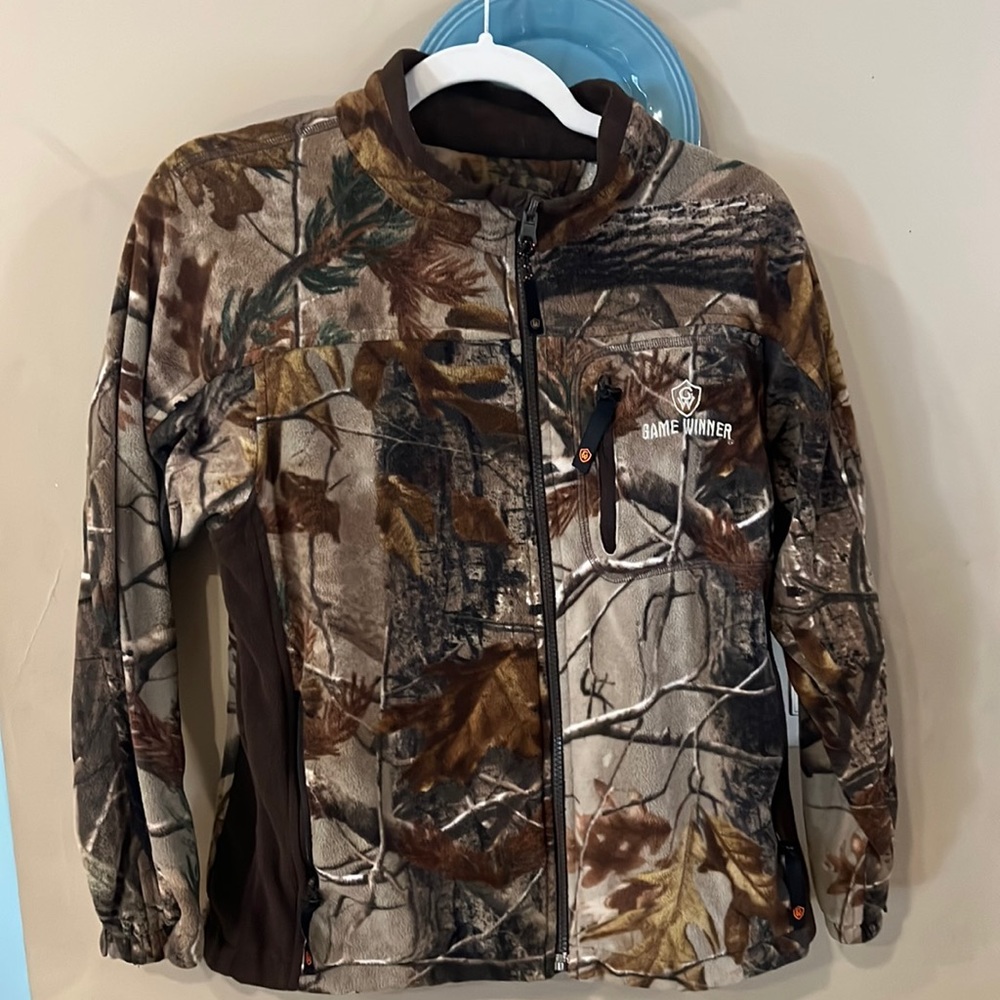 Youth Game Winner fleece zip up jacket